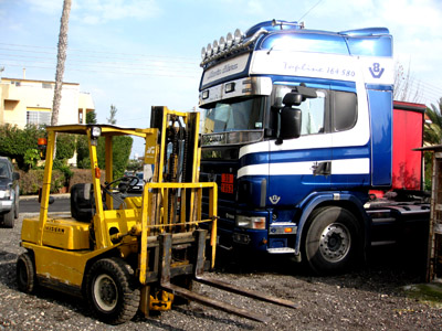 Container Transport in Cyprus , limassol port, larnaca, nicosia , paphos